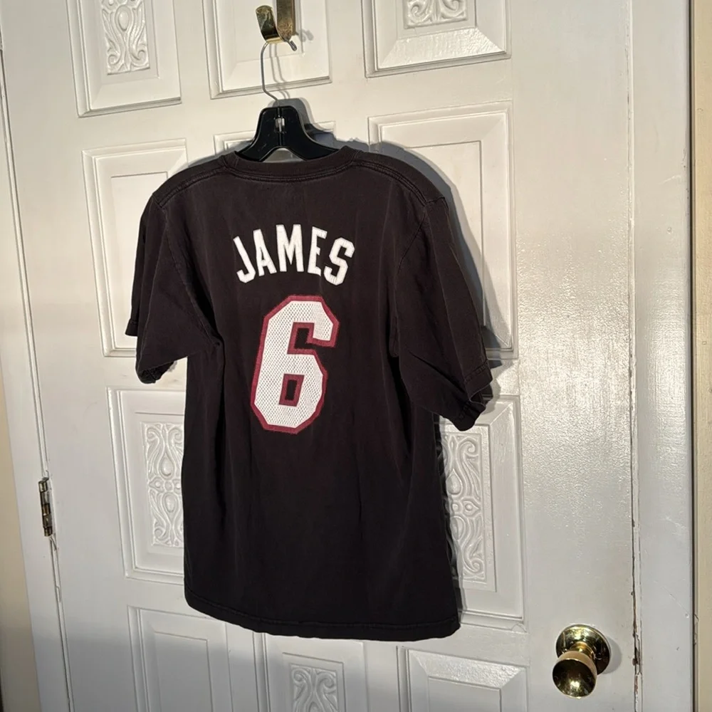 Adidas Vintage LeBron James #6 Miami Heat  Adidas Basketball Jersey Size Small